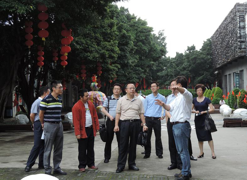 广州市委副秘书长沈奎一行考察1850创意园